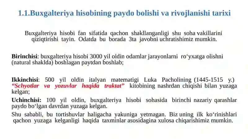 Buxgalteriya hisobining mohiyati  va ahamiyati 2