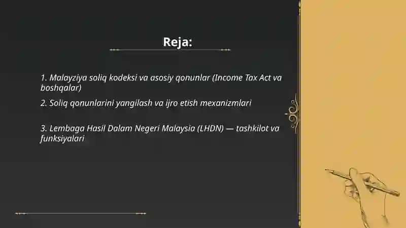 Malayziya soliq tizimi 2