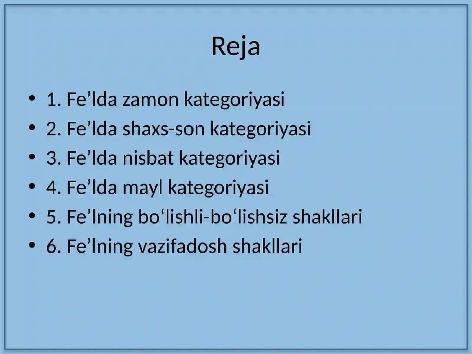 Feʼl (Qadimgi turkiy tilda) 2
