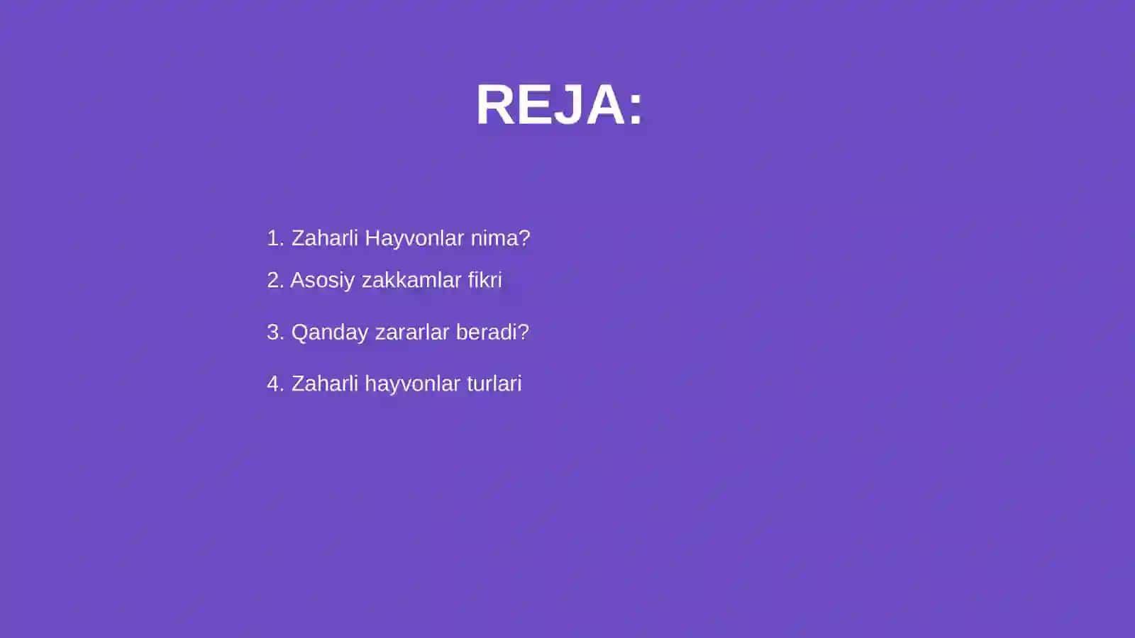 Zaharli hayvonlar 2