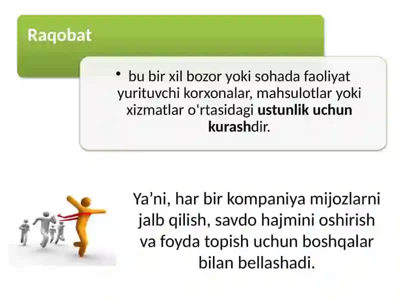 Raqobat va raqobatbardoshlik 2