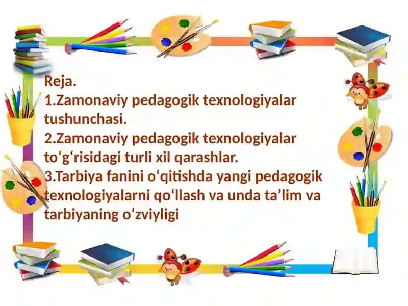 Zamonaviy pedagogik texnologiyalar 2