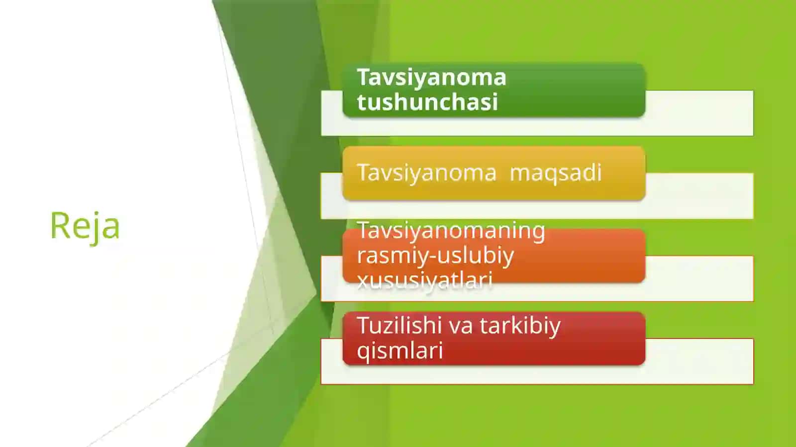 Tavsiyanoma matnining rasmiy-axboriy xususiyatlari.pptx 2