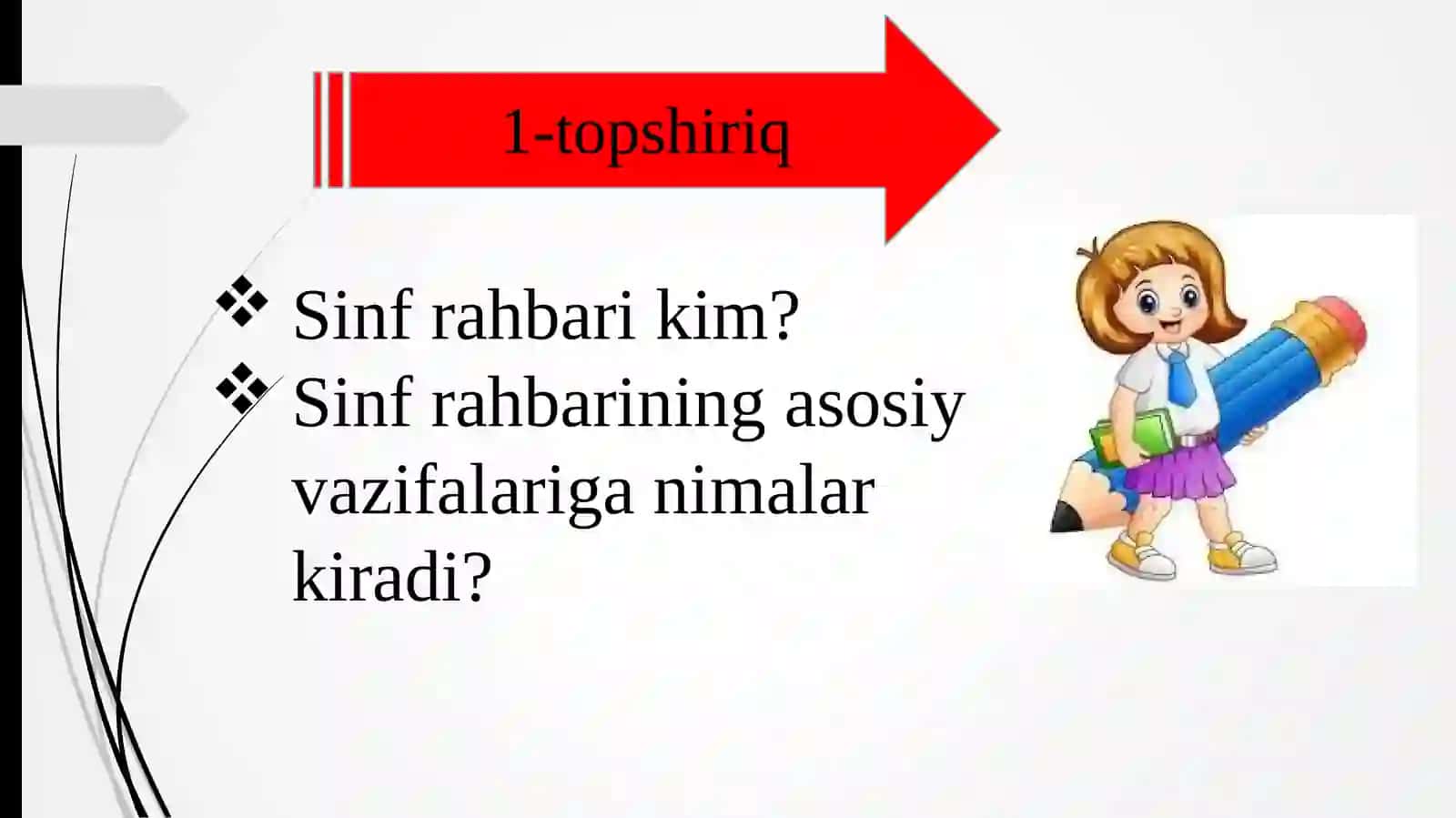 Sinf rahbari ishini rejalashtirish usullari 2
