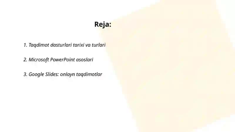 Taqdimot dasturlari 2