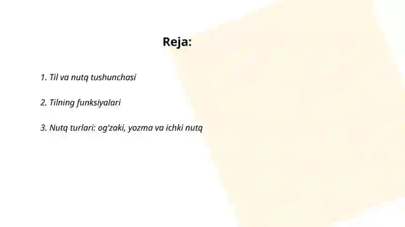 Til va nutq 2