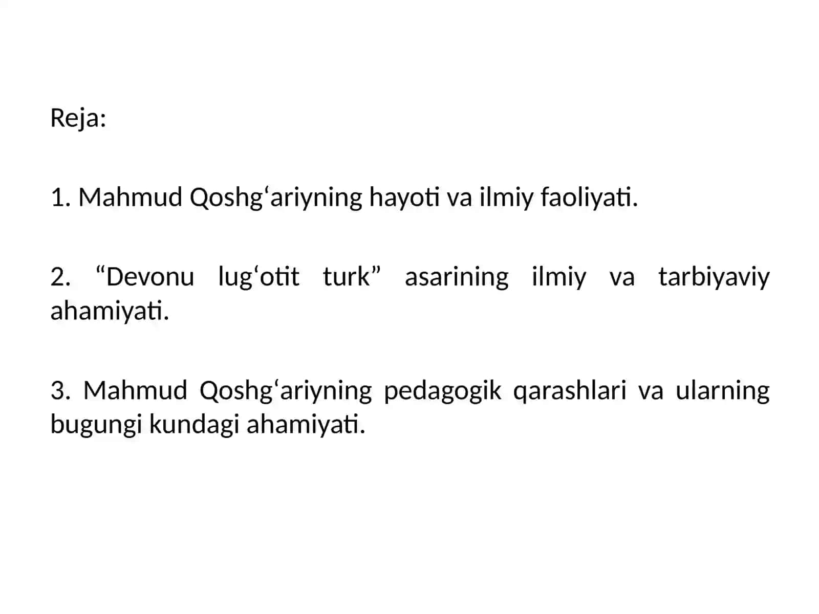 Mahmud Qoshgʻariyning pedagogik qarashlari 2
