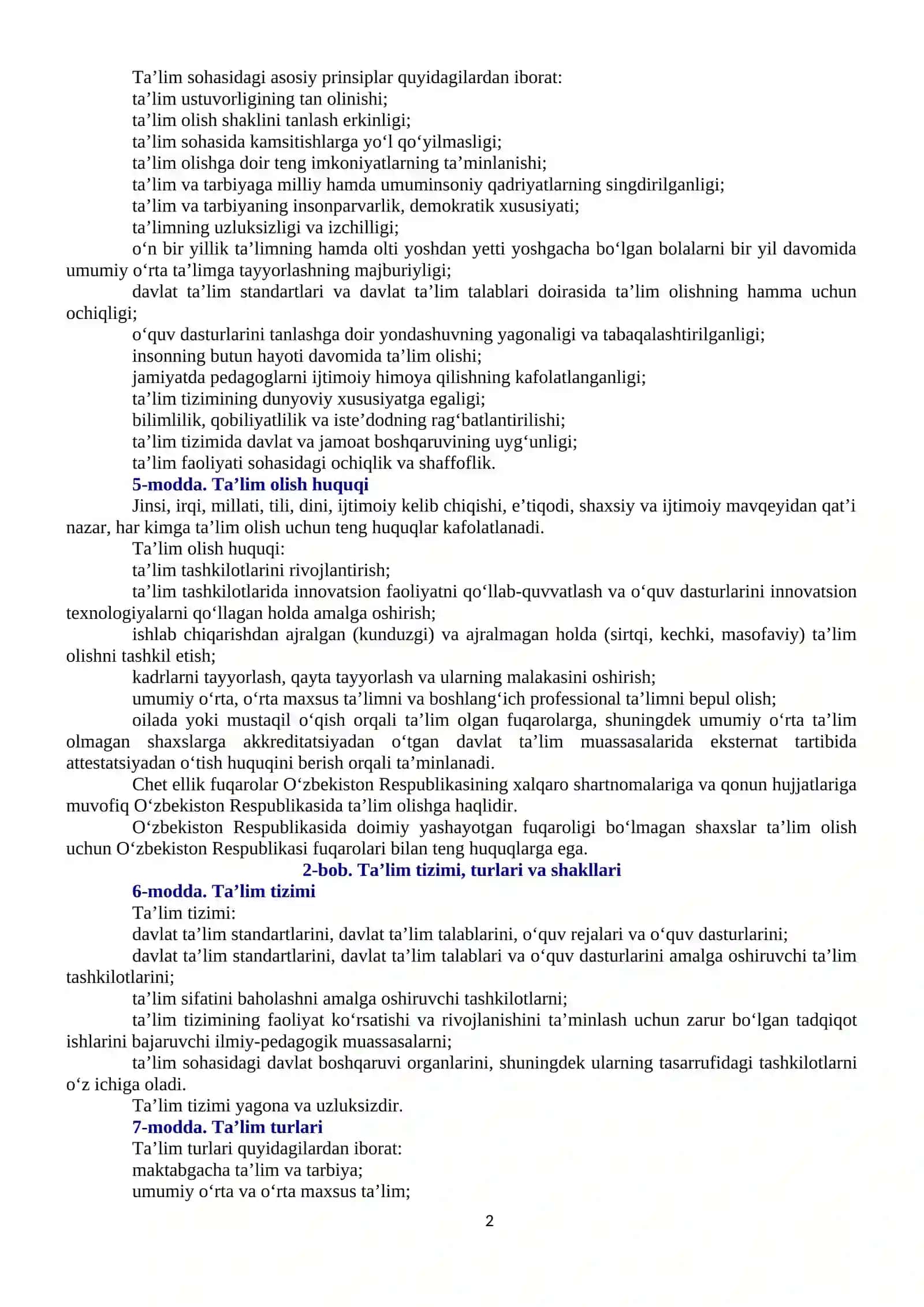 Qonunchilik palatasi 2