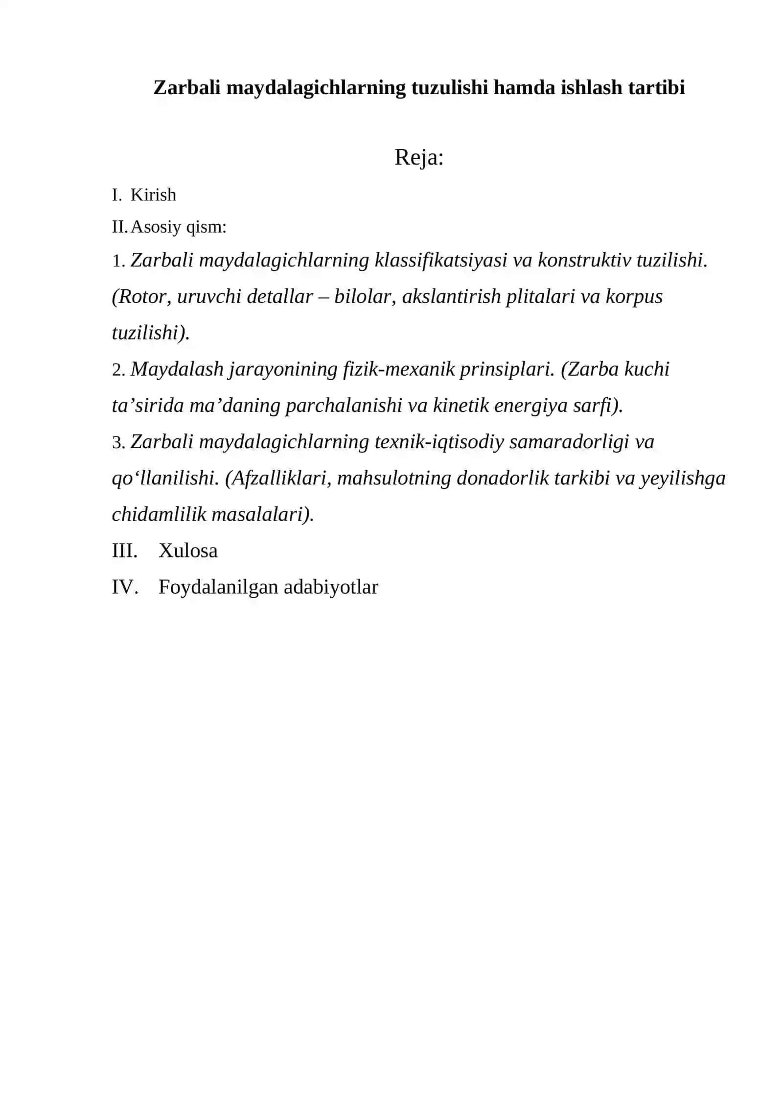 Konchilik ishi 2