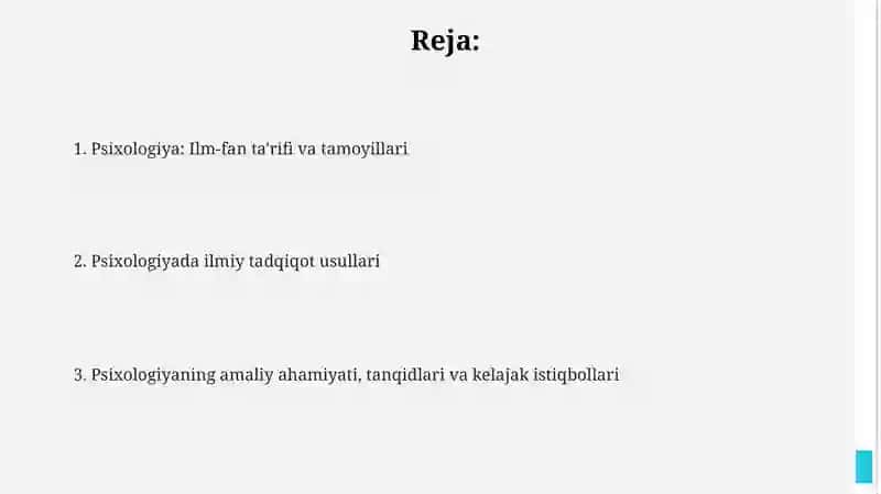 Psixologiya fanlari 2