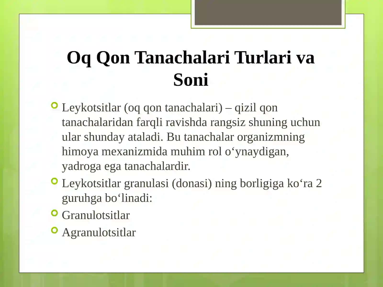OQ QON TANACHALARI 2