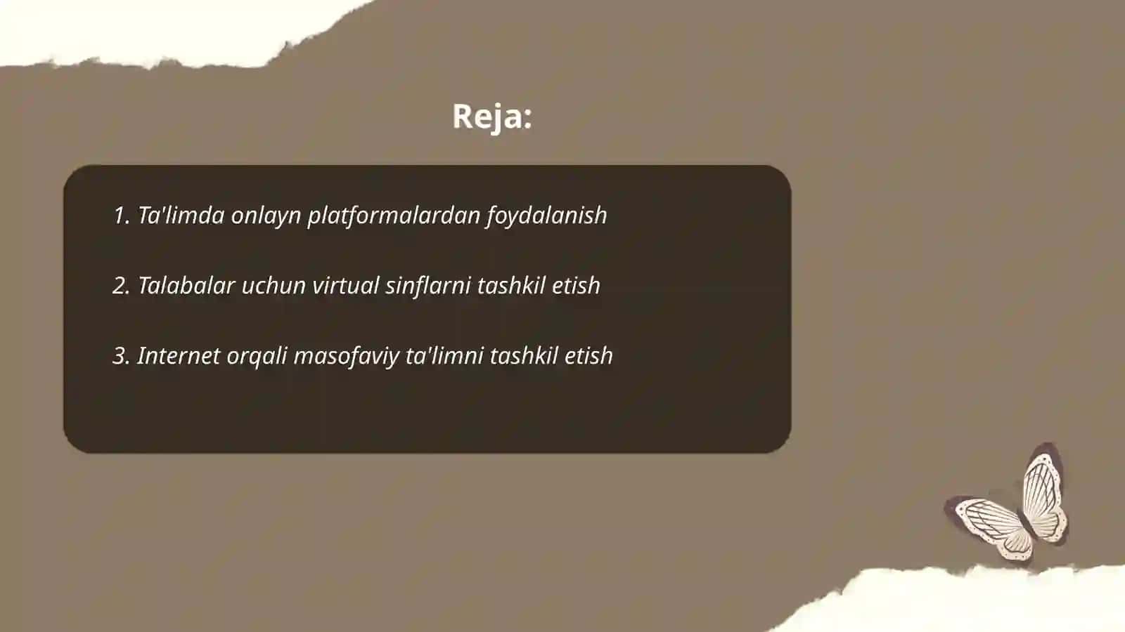 Ta'lim jarayonini tashkil etishda internet xizmatlaridan foydalanish 2