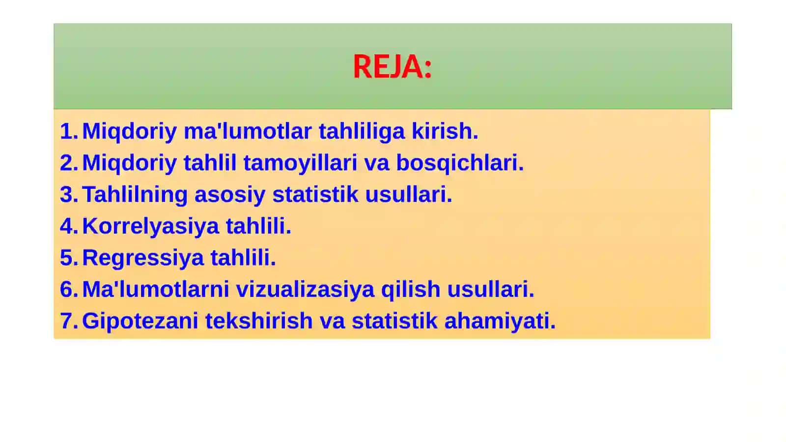 Тадқиқот усуллари ва кўникмалари 2