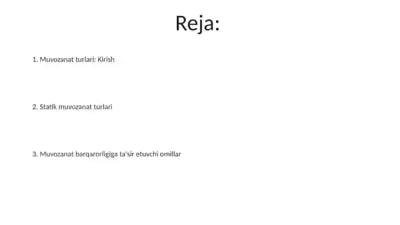 Qattiqjismlarningmuvozanatturlari 2