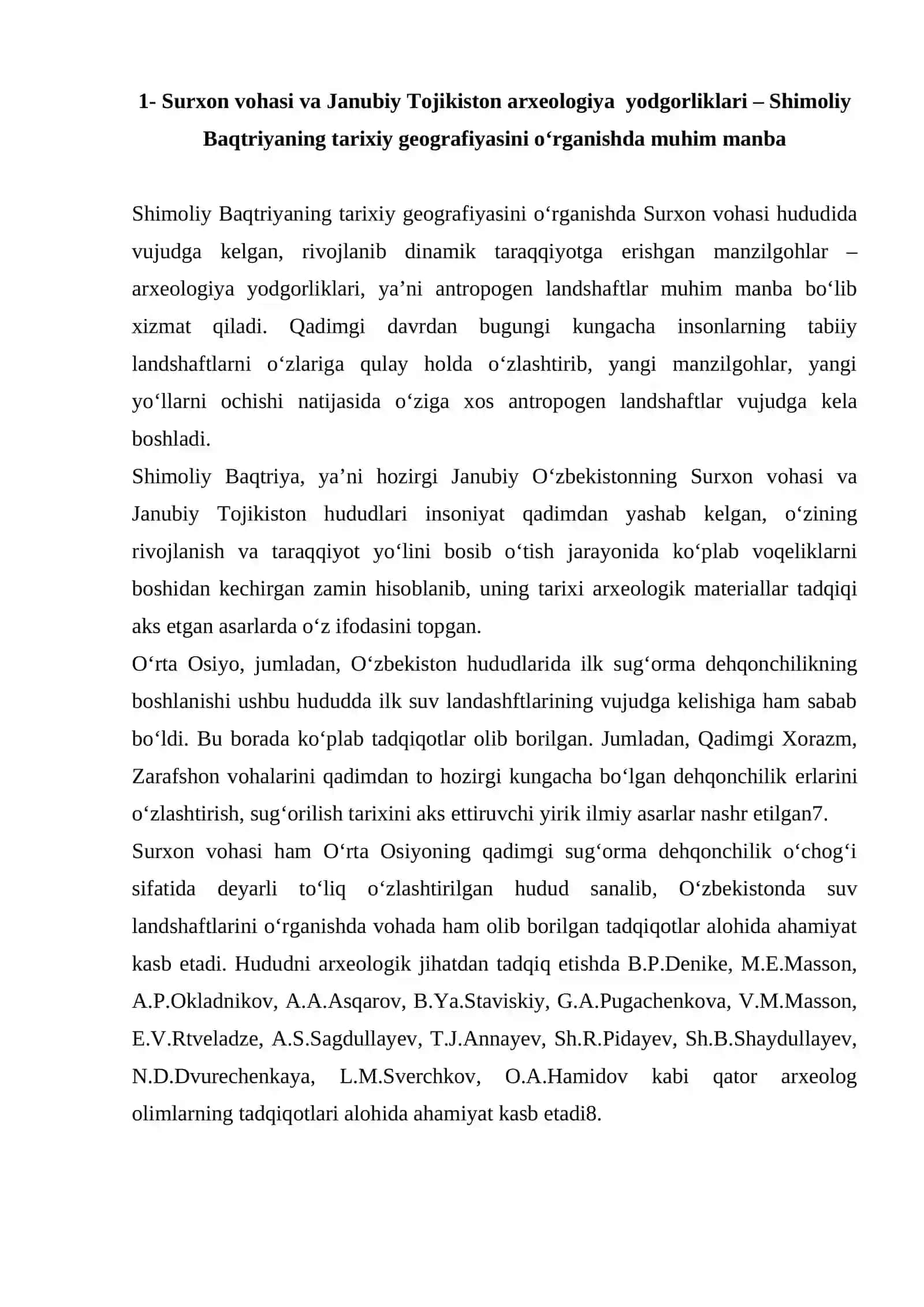 Baqtriyaning tarixiy geografik o'rni 2
