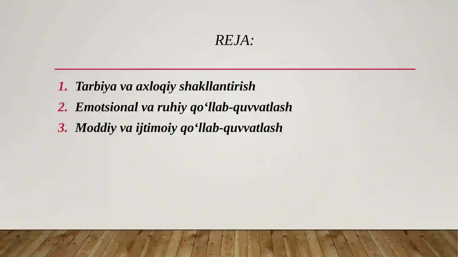 Oilaning asosiy vazifalari 2