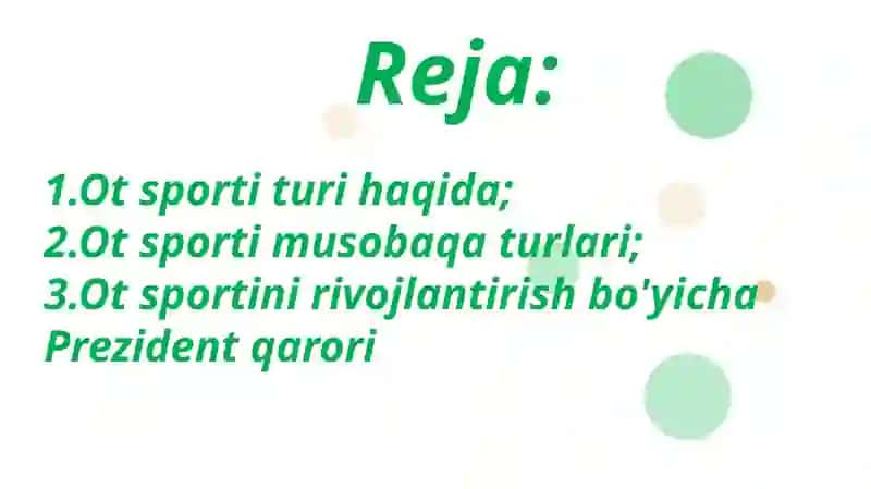 Ot sporti  musobaqasi 2