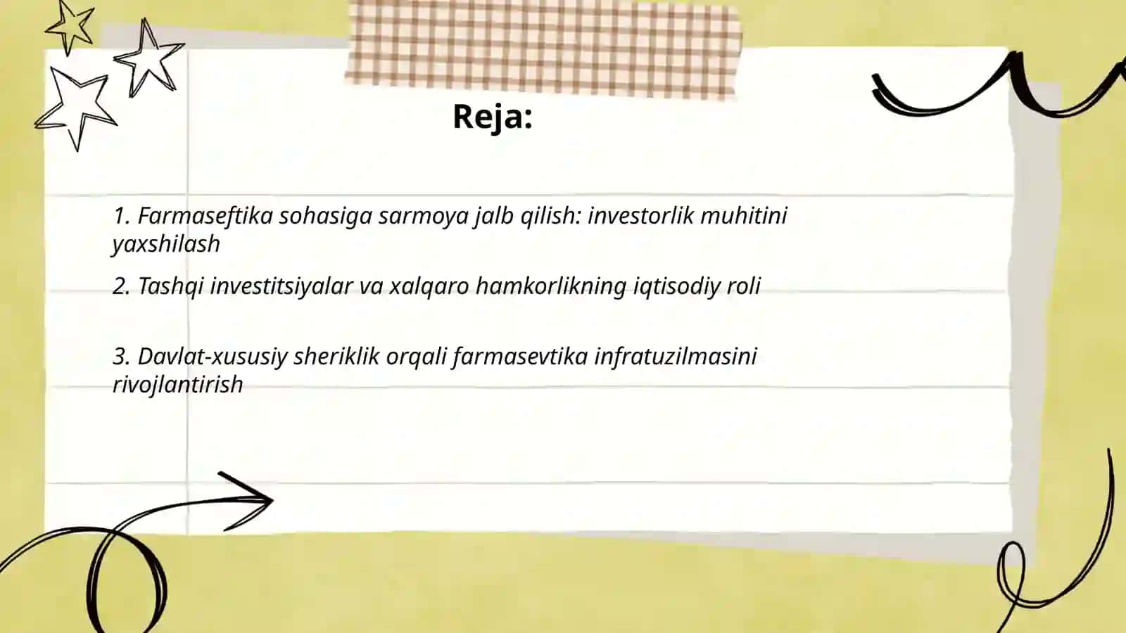 Farmosevtika sohasini rivojlantirish iqtisodiy omillari va istiqbollari 2