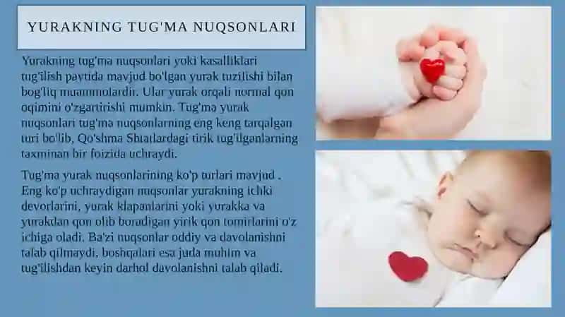 Yurakning tug'manuqsonlari 2