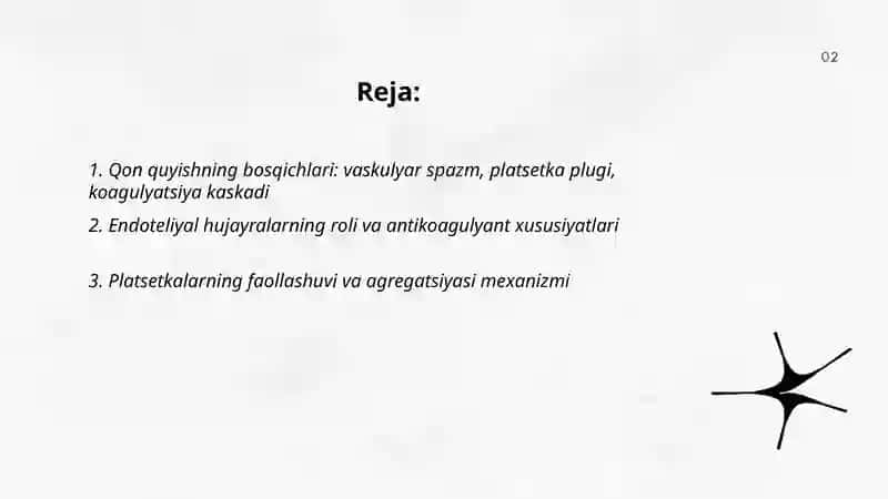 Qon quyish mexanizmi 2