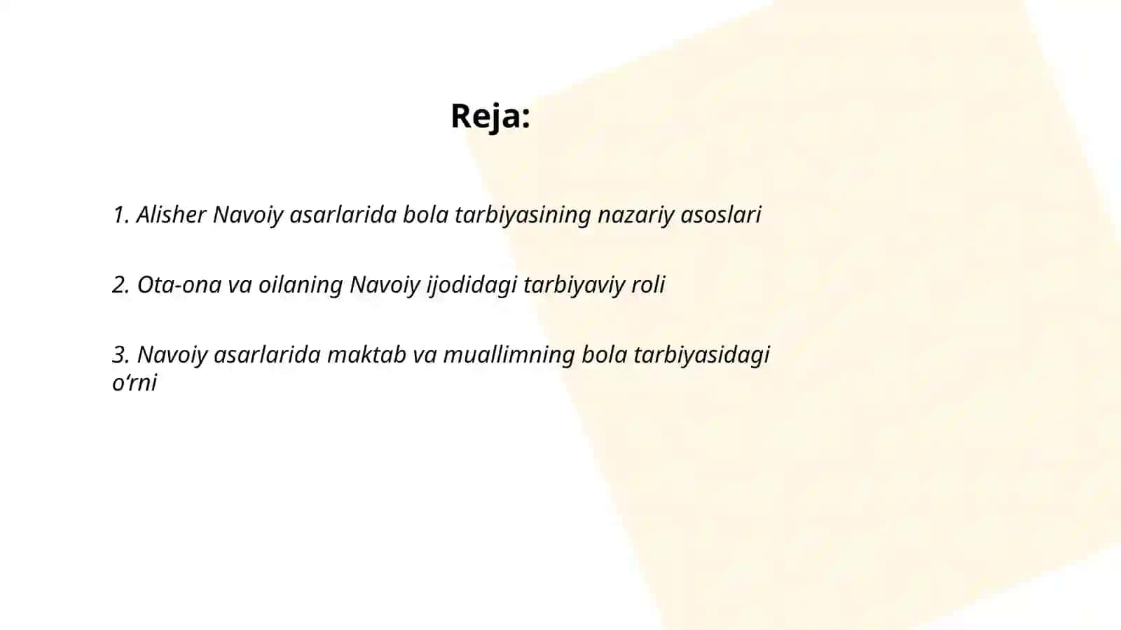 Alisher Navoiy asarlarida bola tarbiyasi 2