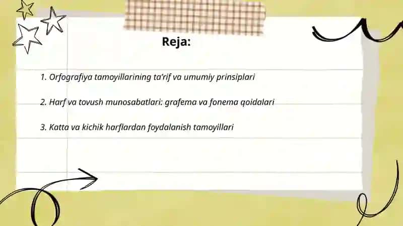 Orfografiya tamoyillarini sharhlash 2