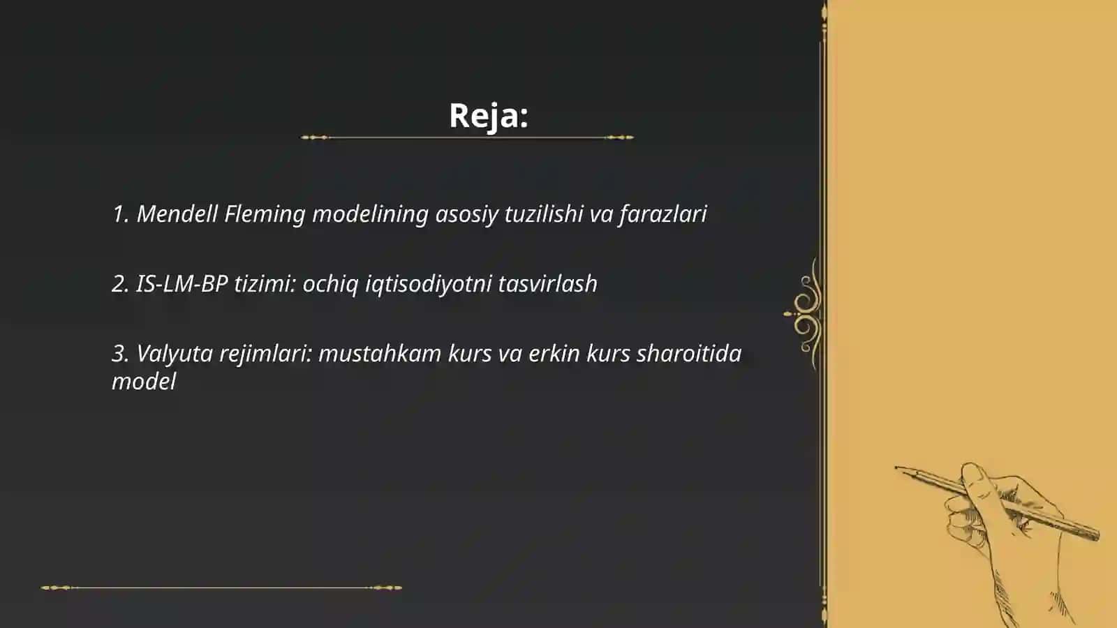 Mendell Fleming modeli 2