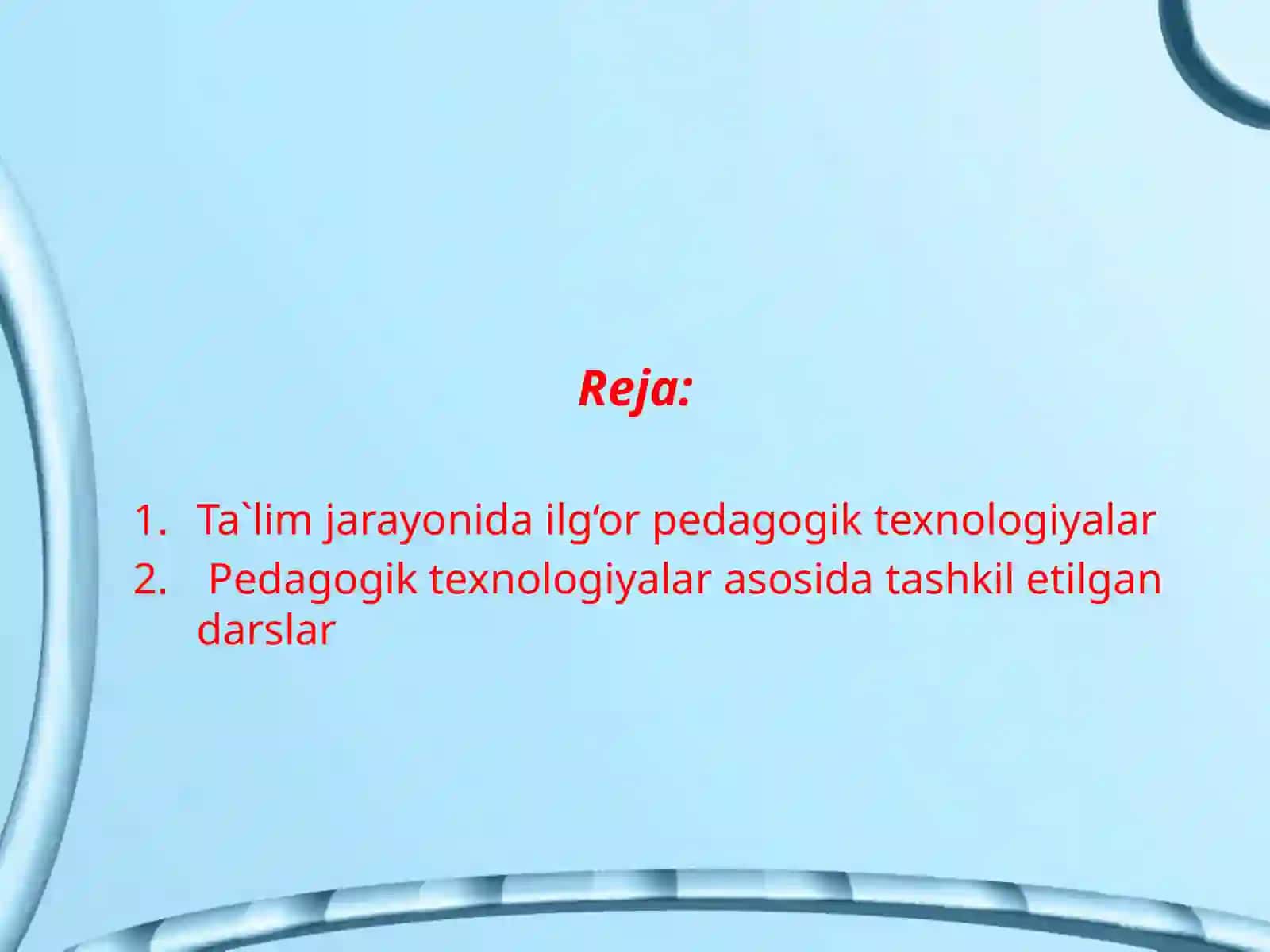 Pedagogik texnologiyalar 2
