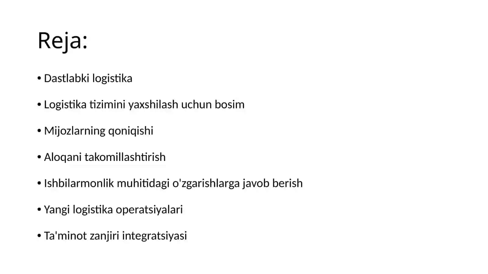 LOGISTIKA MENEJMENTI 2