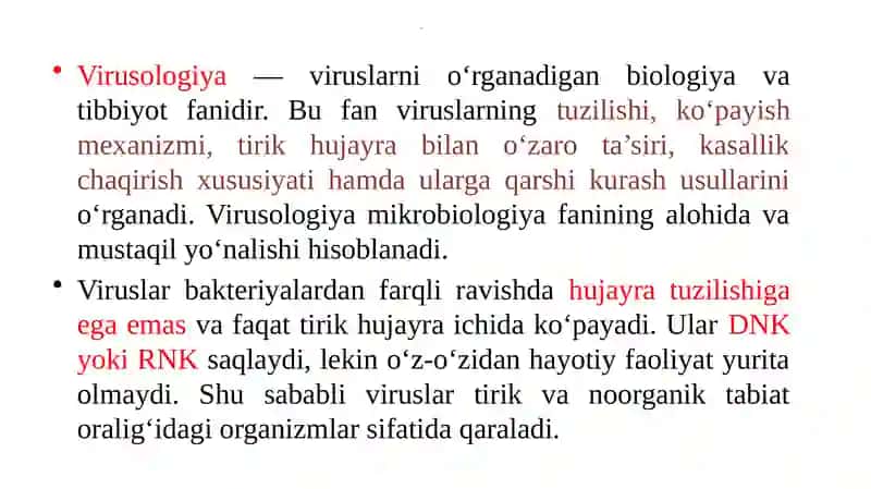Viruslarda mutatsiya hodisasi va uning ahamiyati 2