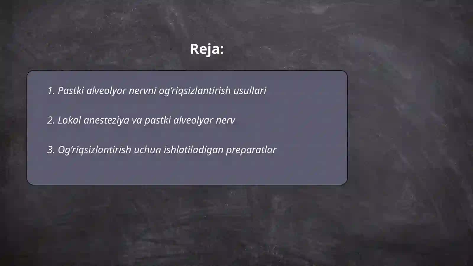 Pаstki аlveоlyar nervni оg’riqsizlаntirish 2