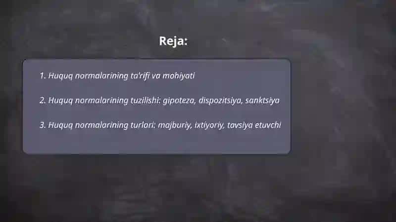 Huquq normalari 2