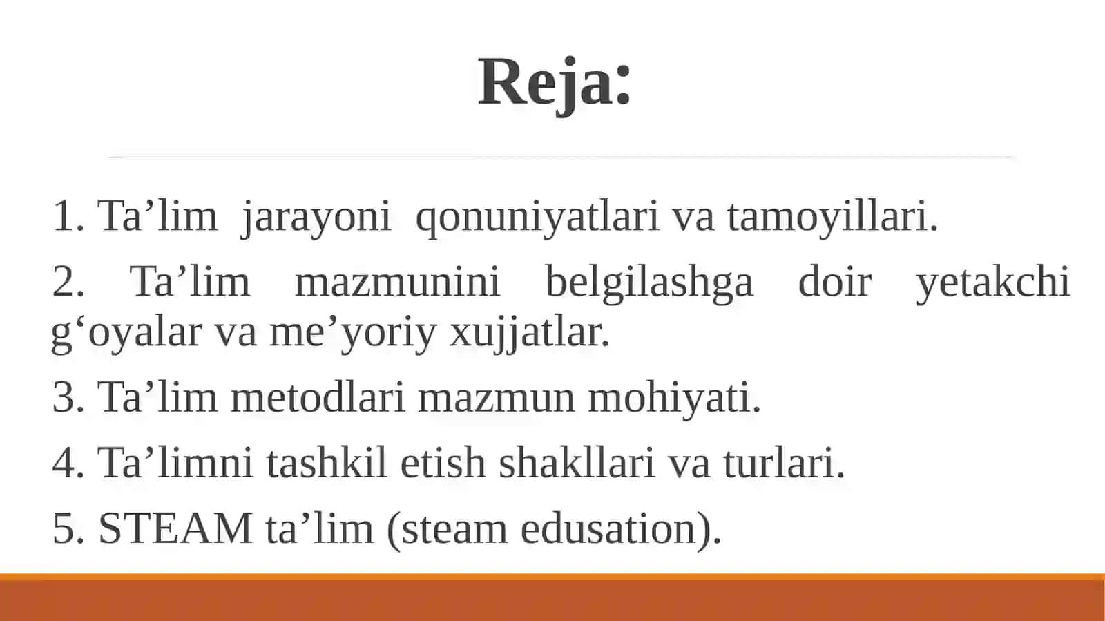 TA’LIM TAMOYILLARI VA QONUNIYATLARI 2