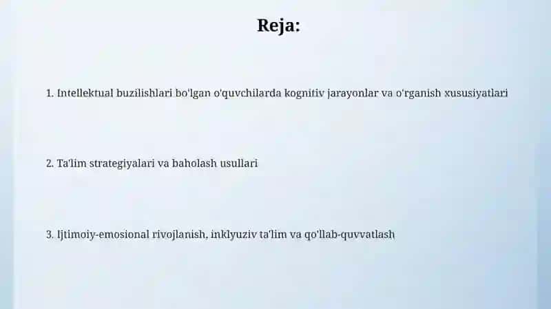 Aqli zaif oʻquvchilarning bilish faoliyati 2