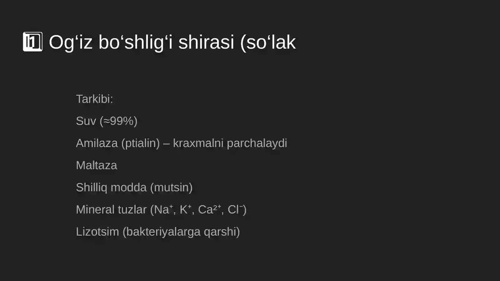 Hazm kanalıdagı shıralar 2