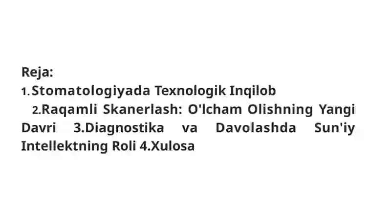 Zamonaviy Stomatologik Asbob-Uskunalar: Innovatsiyalar va Amaliyot 2