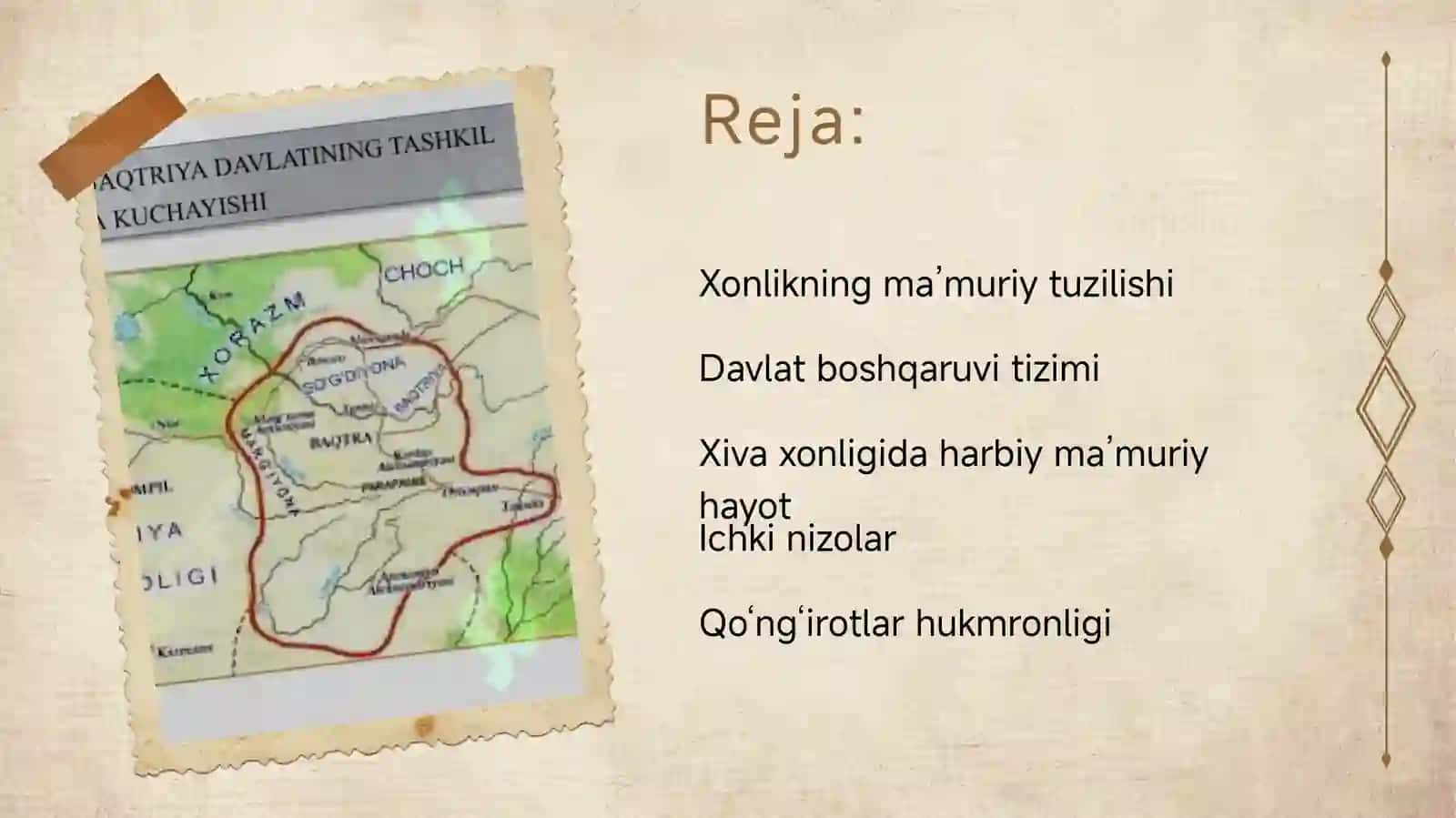 Xorazm Xonligining Tashkil Topishi 2