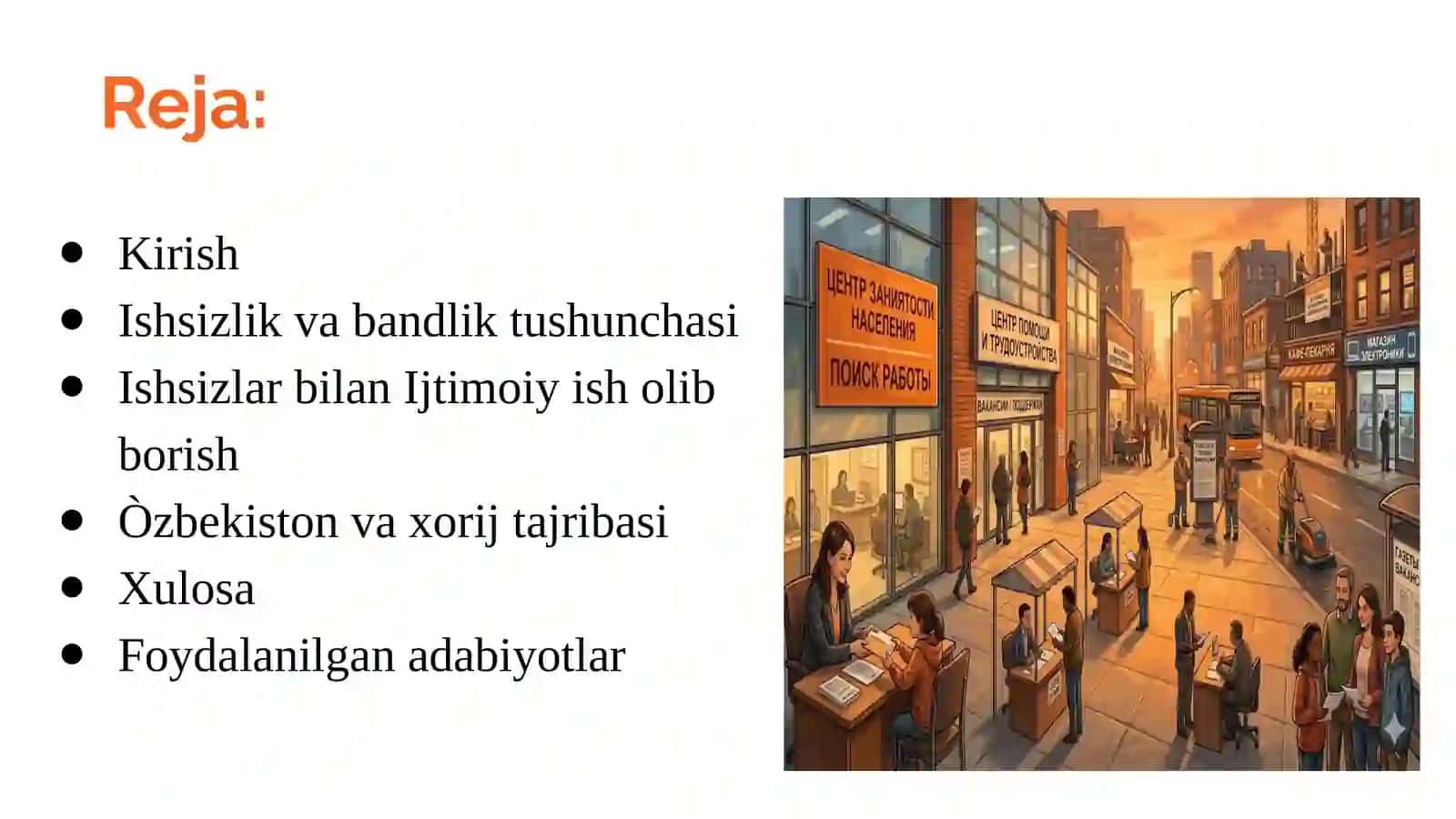 Ishsizlik va bandlik sohasida ijtimoiy ish 2