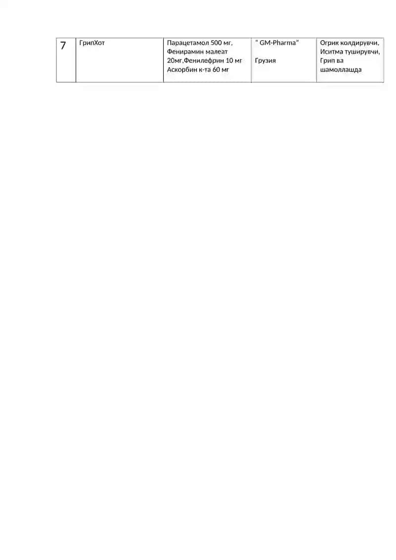 Kukunlar nomenklaturasi va tarkibi 2