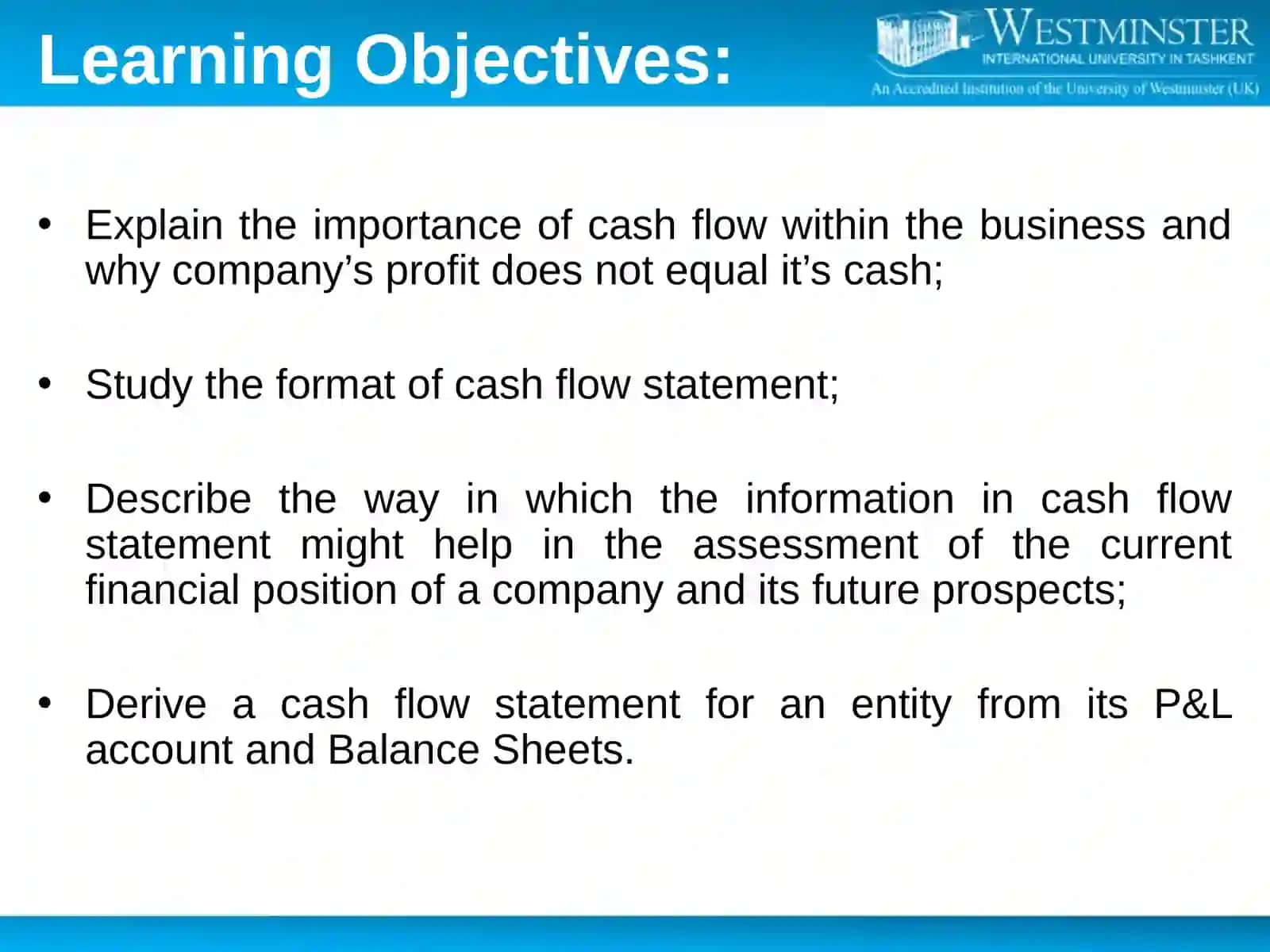 STATEMENT OF CASH FLOW 2