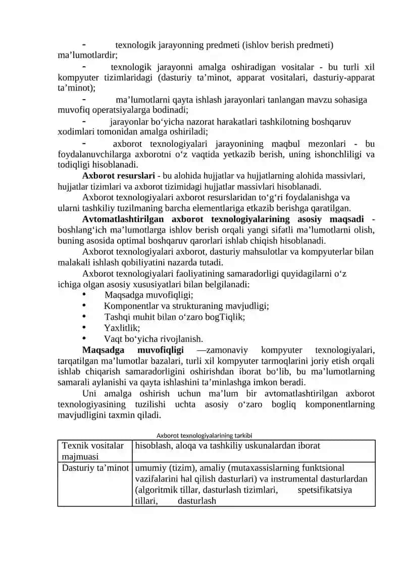 Axborot Texnologiyalarining Infratuzilmasi 2