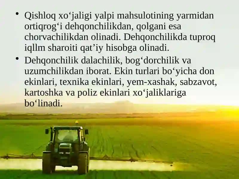 Dehqonchilik 2