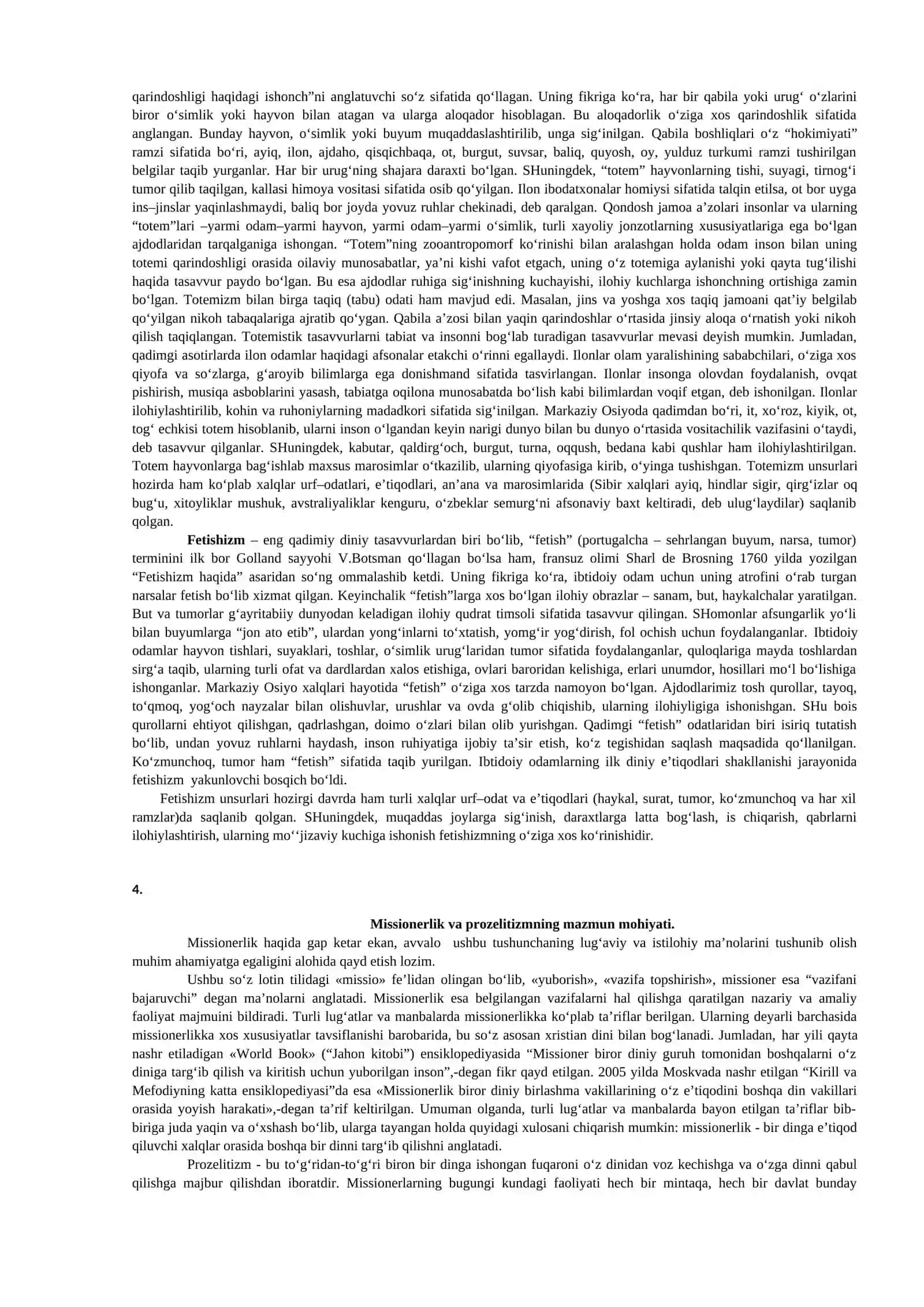 Dinshunoslik fanining tarixiy rivoji 2