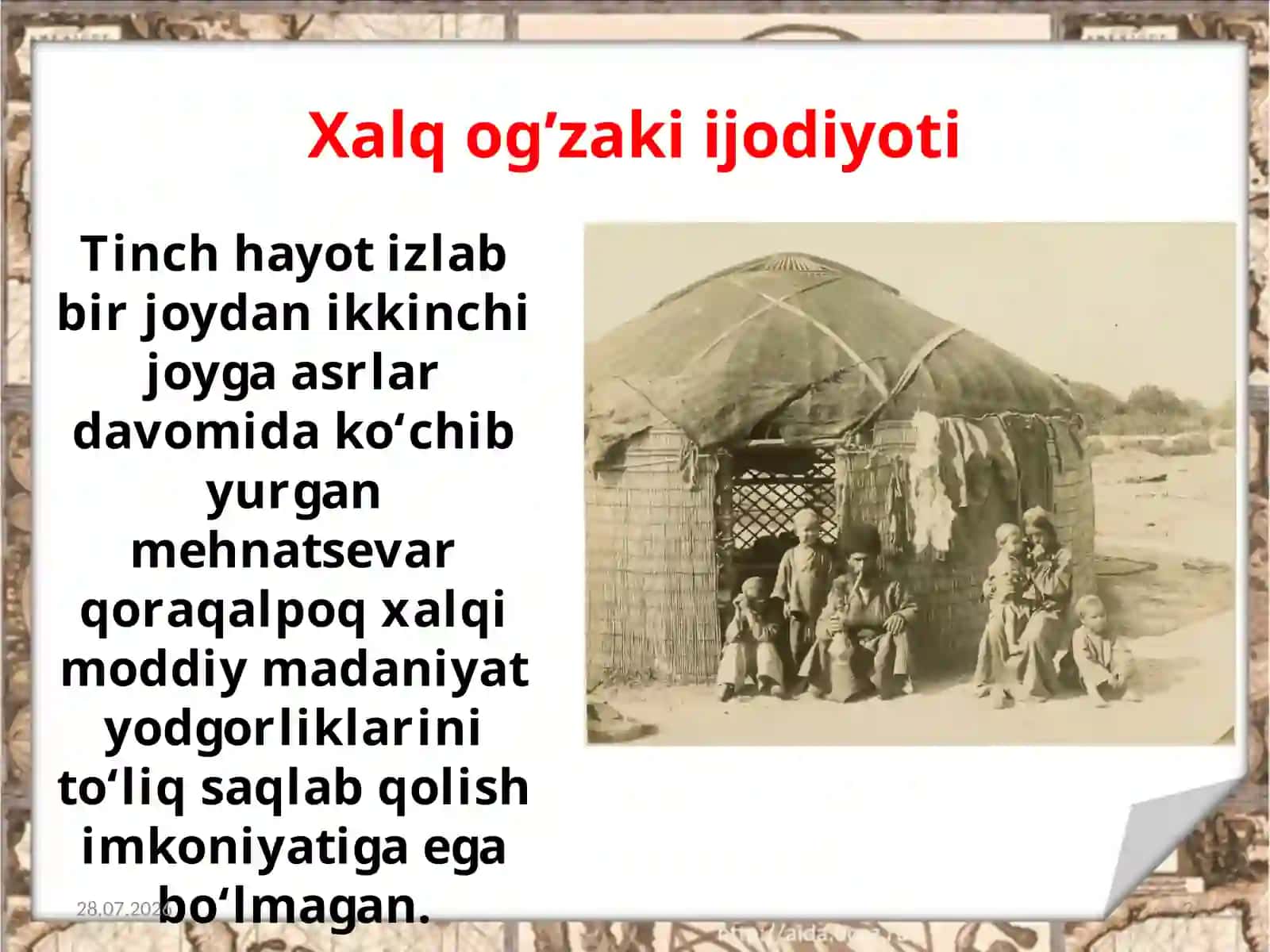 XVI–XIX asrning birinchi yarmida qoraqalpoqlar 2