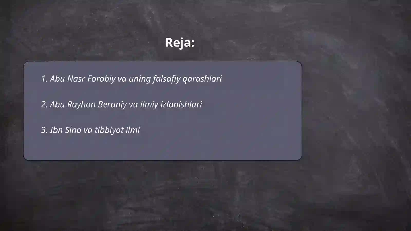 O’rta Osiyo allomalari ilmiy merosining o’rni 2