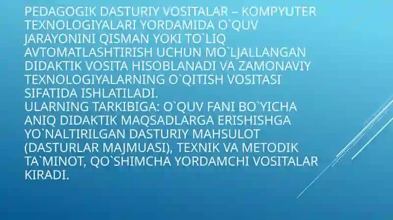 Onlayin pedagogiMk dasturiy vositalardan foydalanish 2