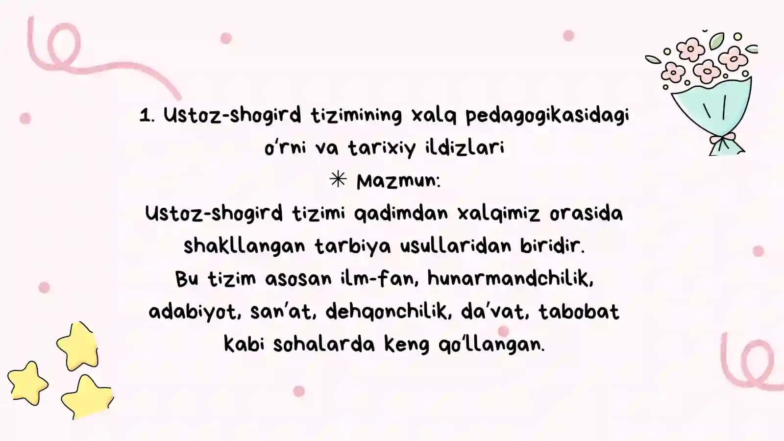 Xalq pedagogikasida ustoz-shogird tizimi 2