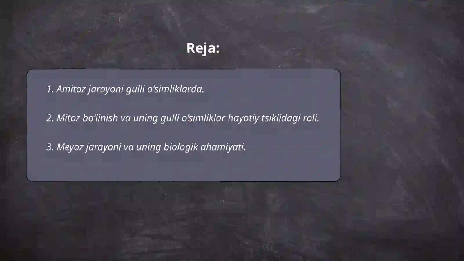 Amitoz, mitoz va meyozning ahamiyati 2