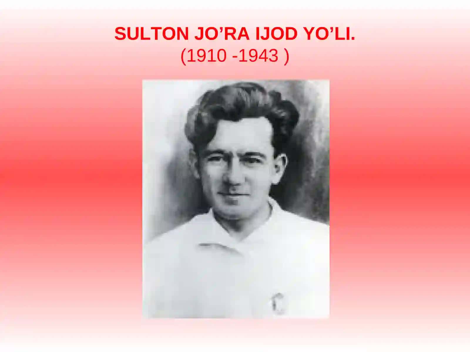 Sulton Jo’raning Hayoti va Ijodi 2