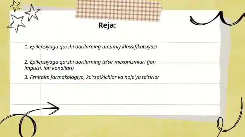 Epilepsiyaga qarshi vositalar 2